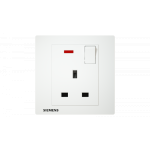Siemens 西門子 5UB13133PC01 13A 單位開關插座(帶霓虹燈指示器)(白)