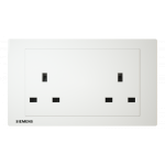 Siemens 西門子 5UB13213PC01 13A 雙位插座(白)