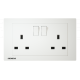 Siemens 西門子 5UB13223PC01 13A 雙位開關插座 (白色)