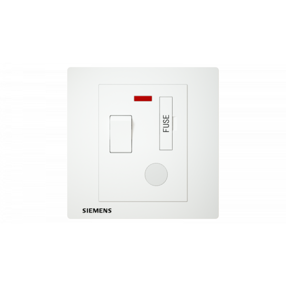 Siemens 西門子 5UB13523PC01 13A 雙極開關保險菲士接線蘇(帶霓虹燈指示器)(白)