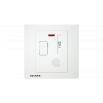 Siemens 西門子 5UB13523PC01 13A 雙極開關保險菲士接線蘇(帶霓虹燈指示器)(白)