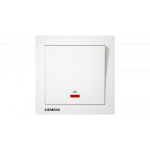 Siemens 西門子 5TA13613PC01 20A 單位雙極開關 (帶霓虹燈指示器) (白色)