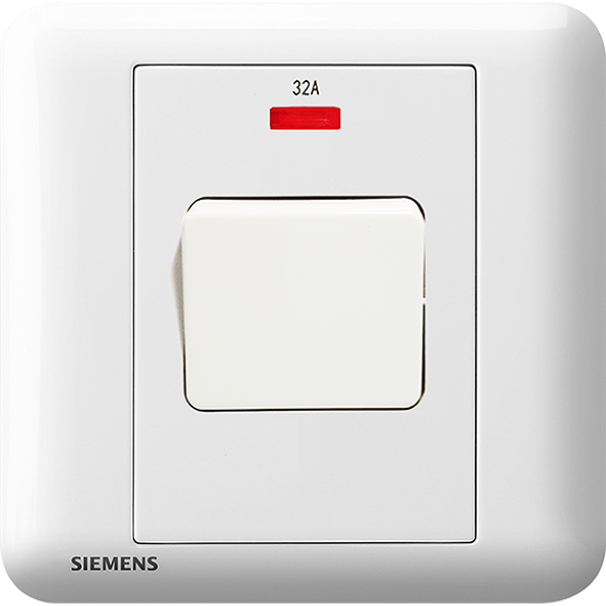 Siemens 西門子 5TA01623PC01 32A 單位雙極開關掣 帶霓虹燈指示器(白)
