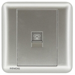 Siemens 西門子 5UH01613PC02 單位電話插座 RJ11(銀)