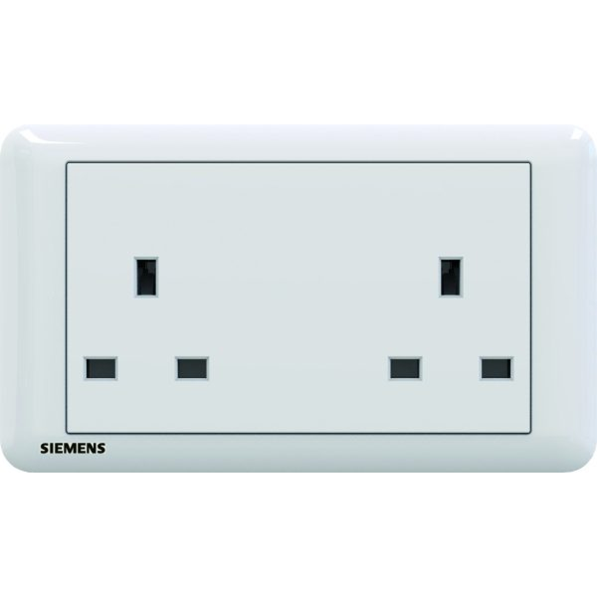 Siemens 西門子 5UB01213PC01 13A 雙位插座(白)