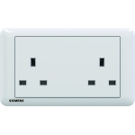 Siemens 西門子 5UB01213PC01 13A 雙位插座(白)