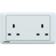Siemens 西門子 5UB01213PC01 13A 雙位插座(白)