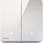 Siemens 西門子 5TA81263PC01 16AX 2位單控開關掣 (帶LED燈) (白色)