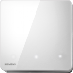 Siemens 西門子 5TA81363PC01 16AX 三位單控開關掣 (led燈)