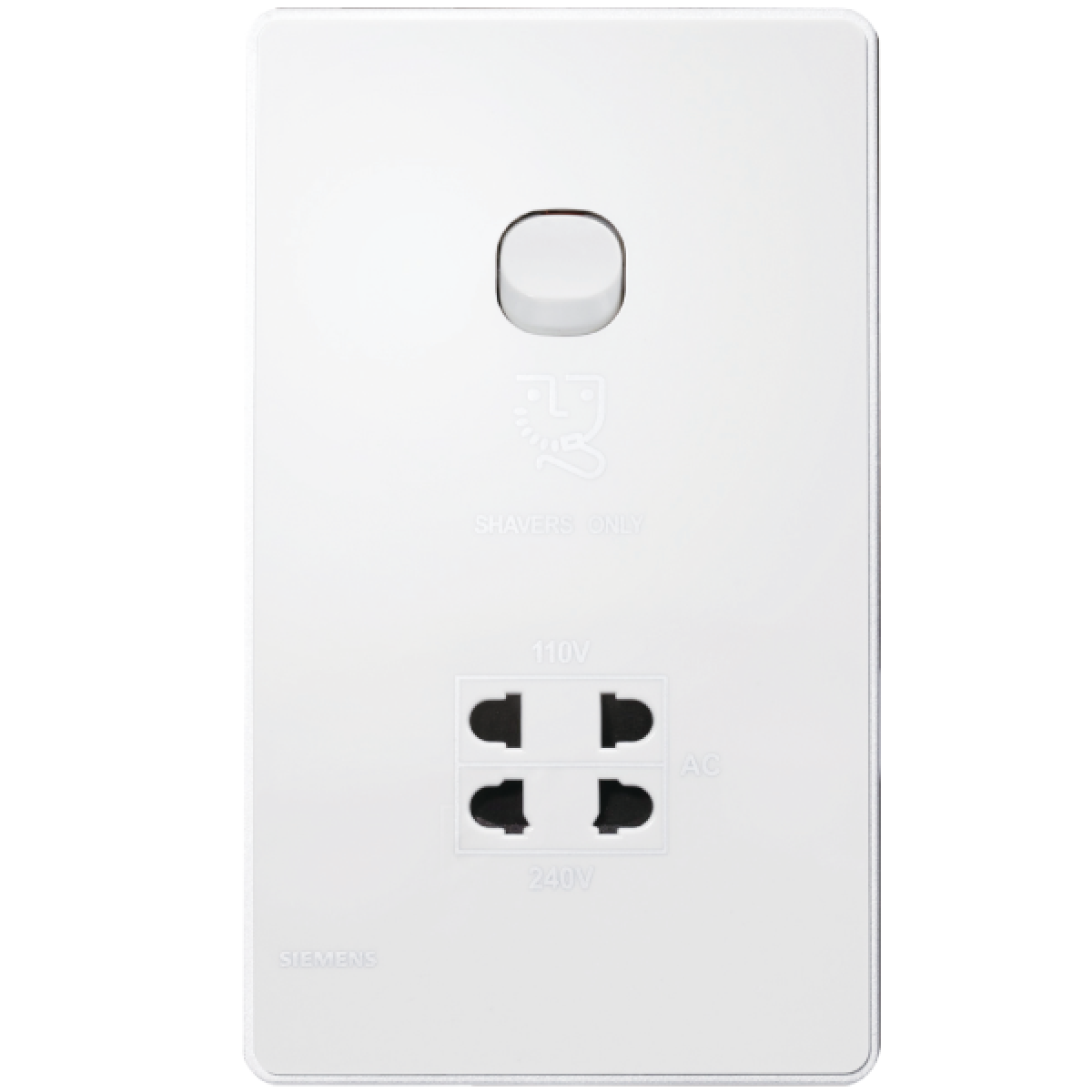 Siemens 西門子 5UB81623PC01 酒店系列－電鬚刨插座(白)