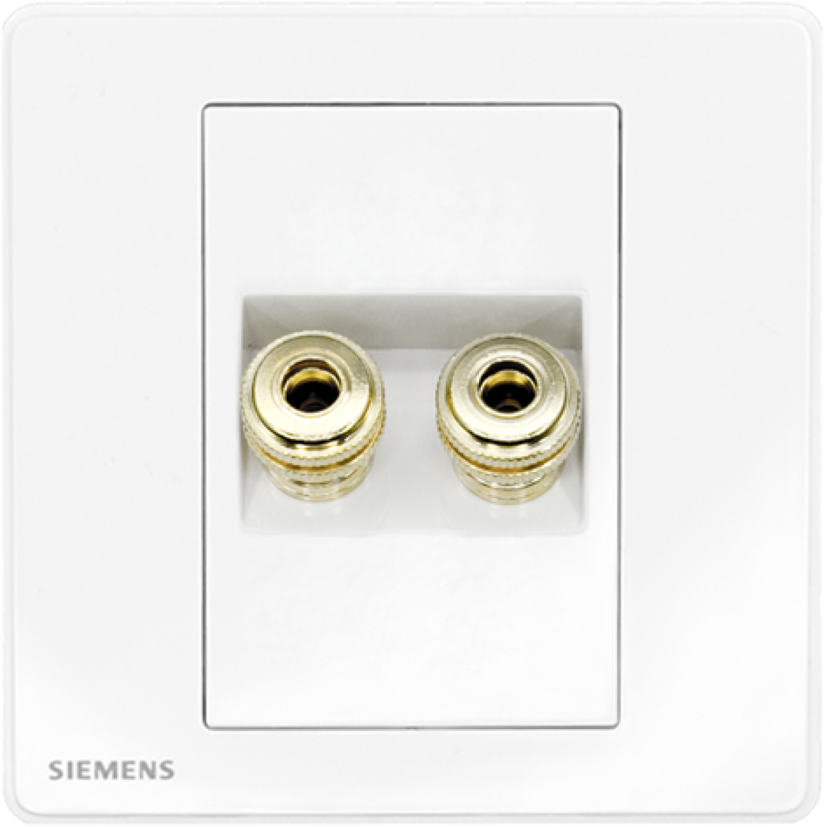 Siemens 西門子 5UH81813PC01 雙接線音響插座(白)