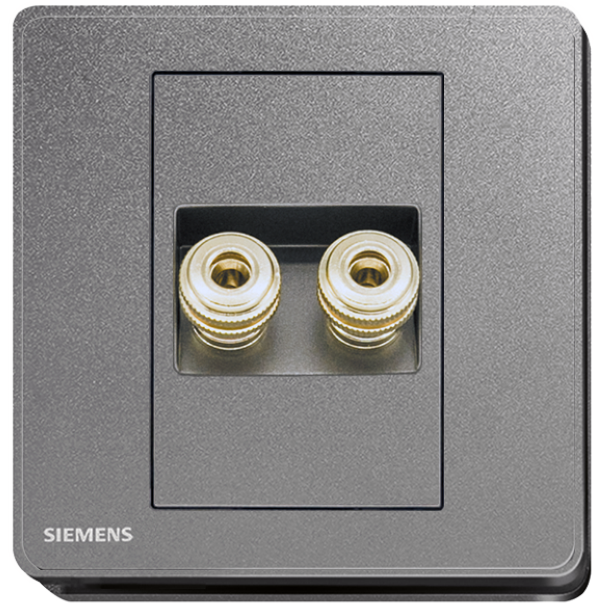 Siemens 西門子 5UH81813PC05 雙接線音響插座(灰)
