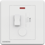 Siemens 西門子 5UB81523PC01 13A 雙極開關保險菲士接線蘇 (帶霓虹燈指示器) (白色)
