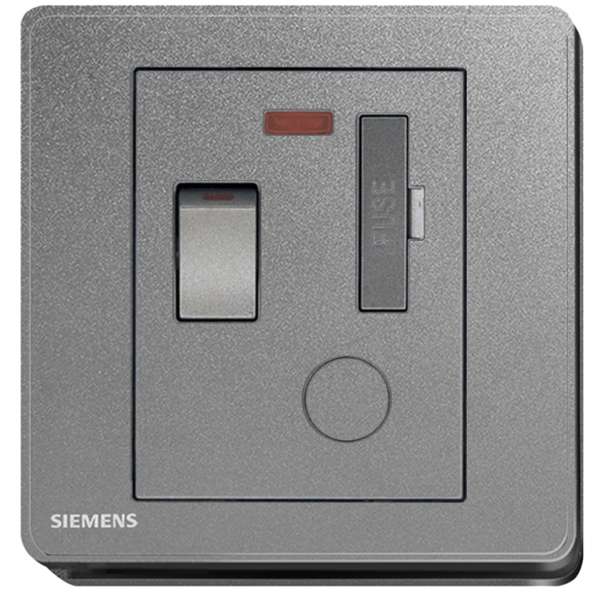 Siemens 西門子 5UB81523PC05 13A 雙極開關保險菲士接線蘇 (帶霓虹燈指示器) (灰色)