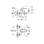 Grohe GR32811 單控浴缸龍頭