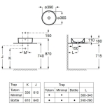 Roca A3270MJ000 The Gap 檯上洗手盆