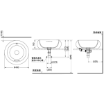 TOTO PJS04 坐枱式洗臉盆 (黑色)