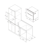 Cristal 尼斯 D40DSS 60厘米 嵌入式消毒碗櫃