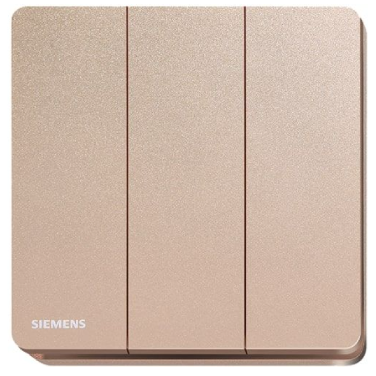 Siemens 西門子 5TA81323PC04 16AX 三位單控開關掣 (玫瑰金色)