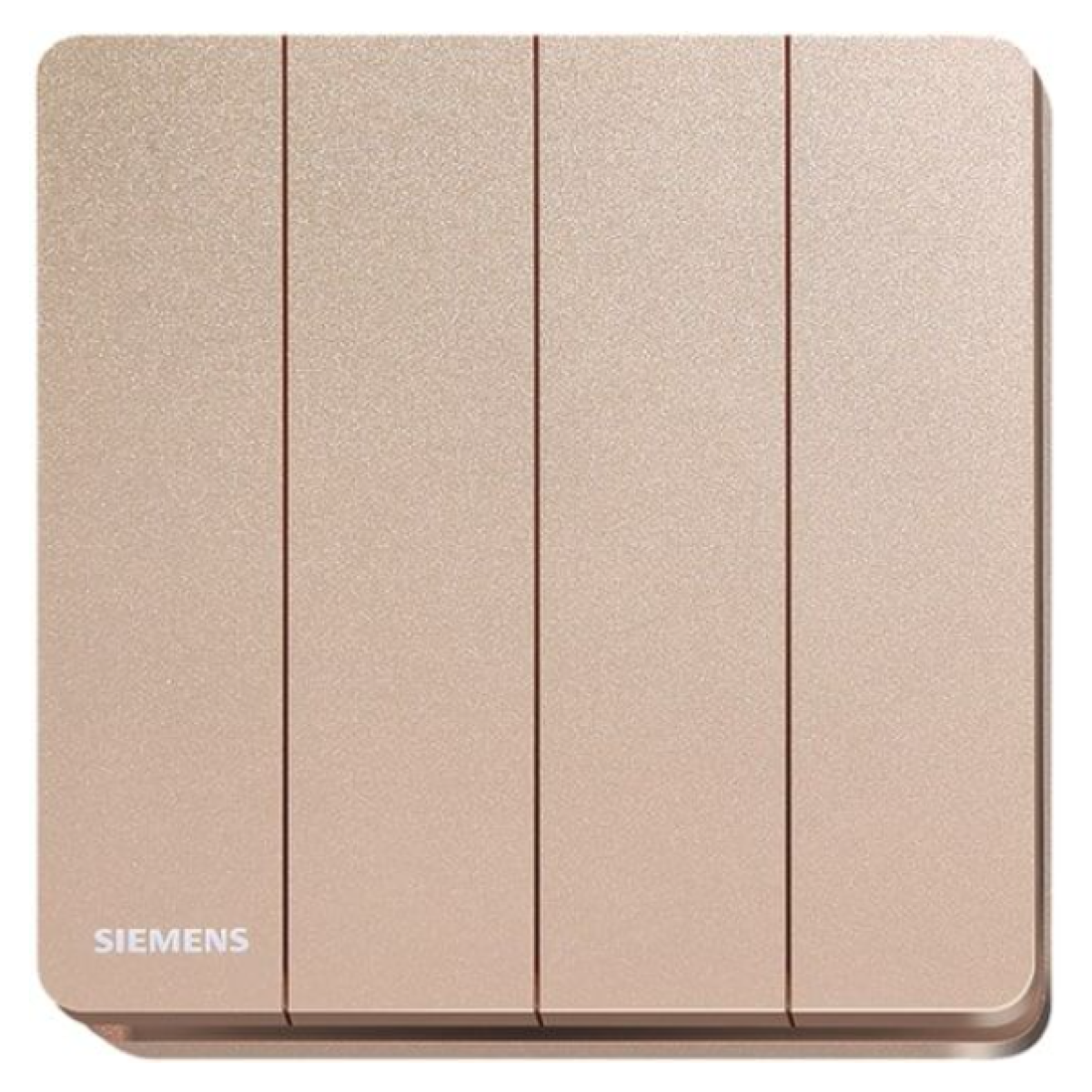 Siemens 西門子 5TA81423PC04 16AX 四位單控開關掣 (玫瑰金色)