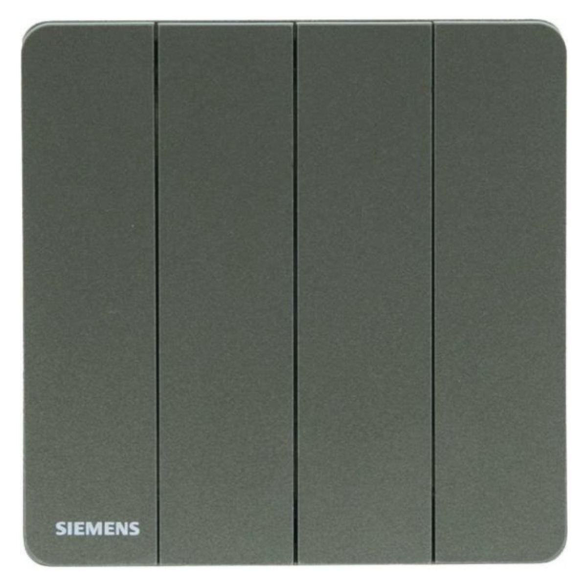 Siemens 西門子 5TA81423PC05 16AX 四位單控開關掣 (銀灰色)