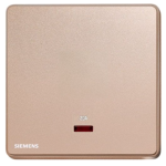 Siemens 西門子 5TA81613PC04 20A 單位雙極開關 (帶霓虹燈指示器) (玫瑰金色)