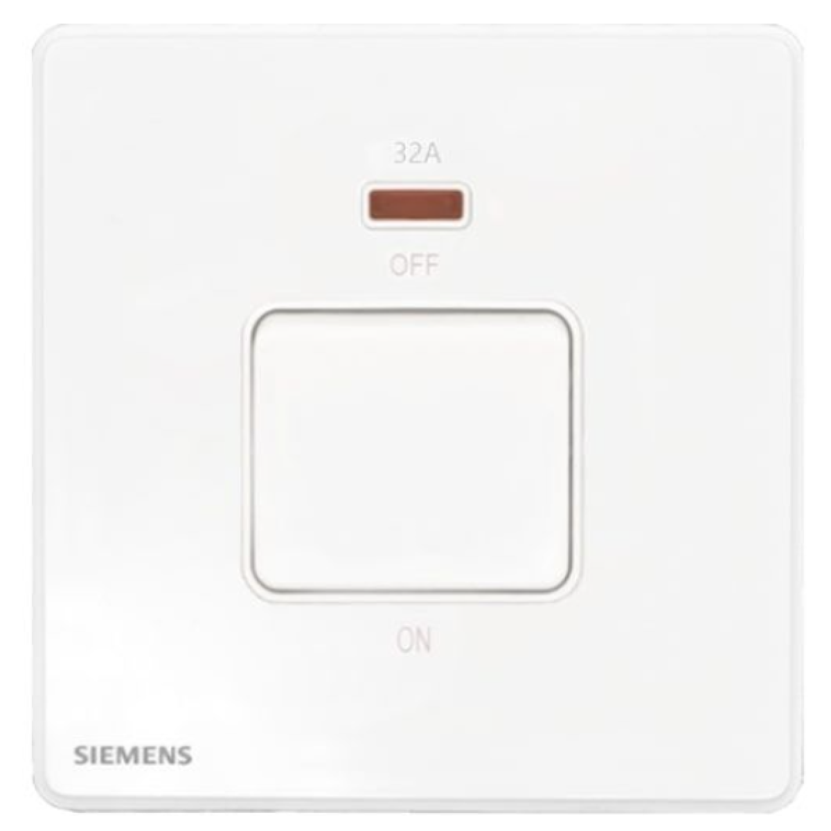 Siemens 西門子 5TA81623PC01 32A 單位雙極開關 (帶霓虹燈指示器) (白色)