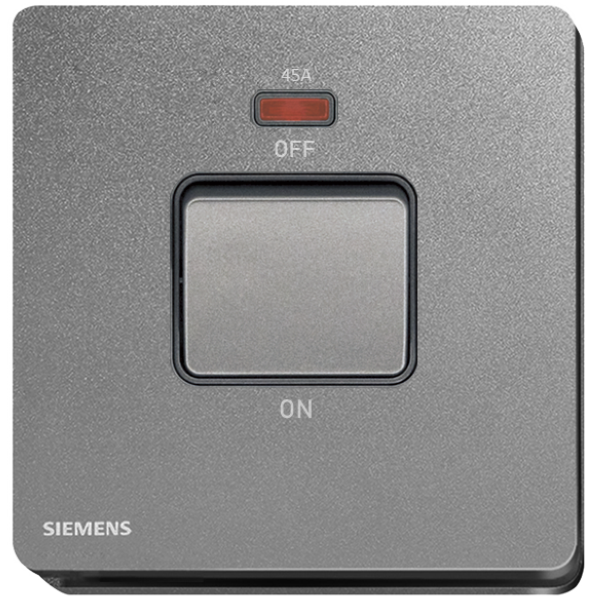 Siemens 西門子 5TA81633PC05 45A單位雙極開關 (帶霓虹燈指示器) (銀灰色)