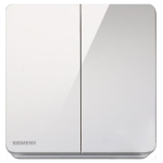 Siemens 西門子 5TA81243PC01 16AX 雙位雙控開關掣 (白色)