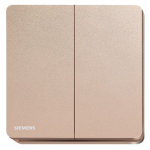 Siemens 西門子 5TA81243PC04 16AX 雙位雙控開關掣 (玫瑰金色)