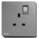 Siemens 西門子 5UB81123PC05 13A 單位開關插座 (銀灰色)