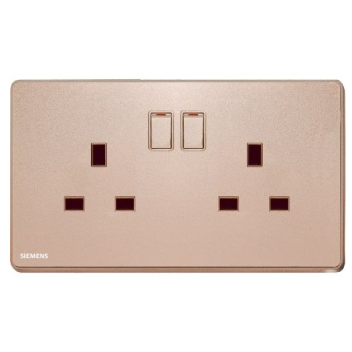 Siemens 西門子 5UB81223PC04 13A 雙位開關插座 (玫瑰金色)