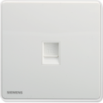 Siemens 西門子 5UH81613PC01 單位電話插座 RJ11 (白色)