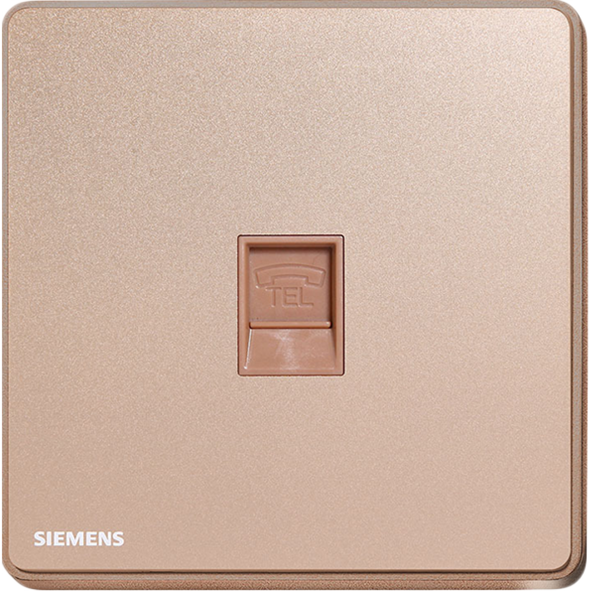 Siemens 西門子 5UH81613PC04 單位電話插座 RJ11 (玫瑰金色)