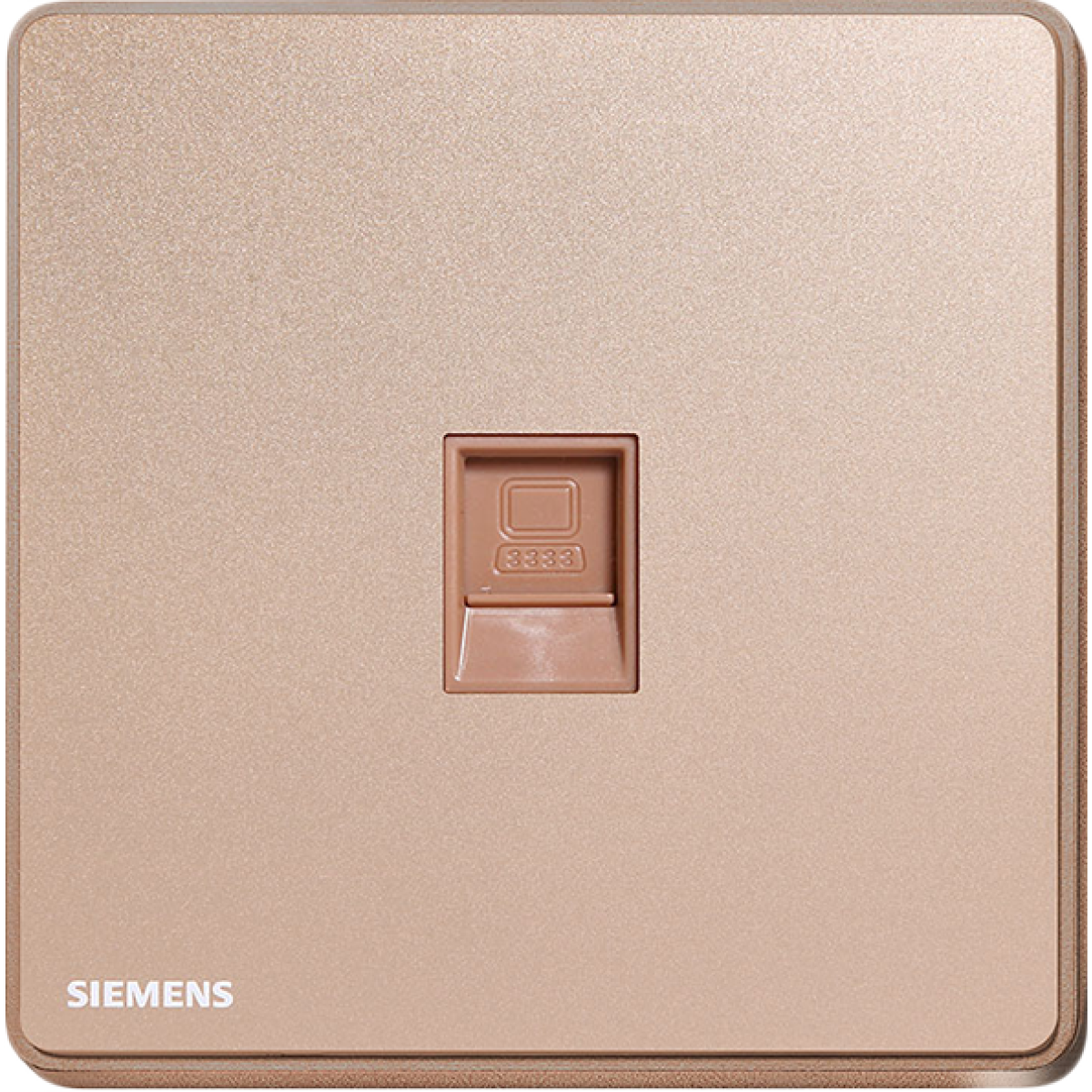 Siemens 西門子 5UH81713PC04 單位 cat6 電腦插座 (玫瑰金色)