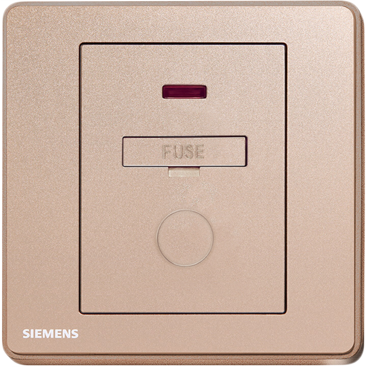 Siemens 西門子 5UB81533PC04 13A 雙極保險菲士接線蘇 (帶霓虹燈指示器) (玫瑰金色)