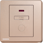 Siemens 西門子 5UB81533PC04 13A 雙極保險菲士接線蘇 (帶霓虹燈指示器) (玫瑰金色)