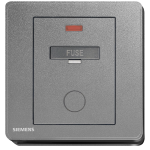 Siemens 西門子 5UB81533PC05 13A 雙極保險菲士接線蘇 (帶霓虹燈指示器) (銀灰色)