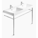 Kohler K-2748T-1-0 Forefront 一體化雙面盆 (單孔)