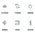 Michi IG360 I.G. 360° 光波燒烤爐 (黑色)