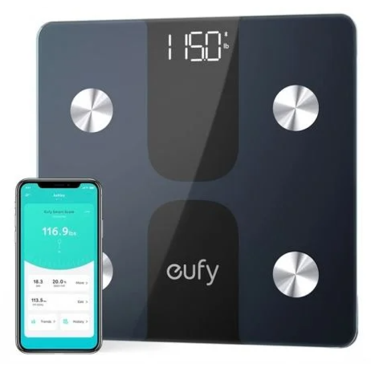 Eufy T9146H11 智能電子磅 (黑色)