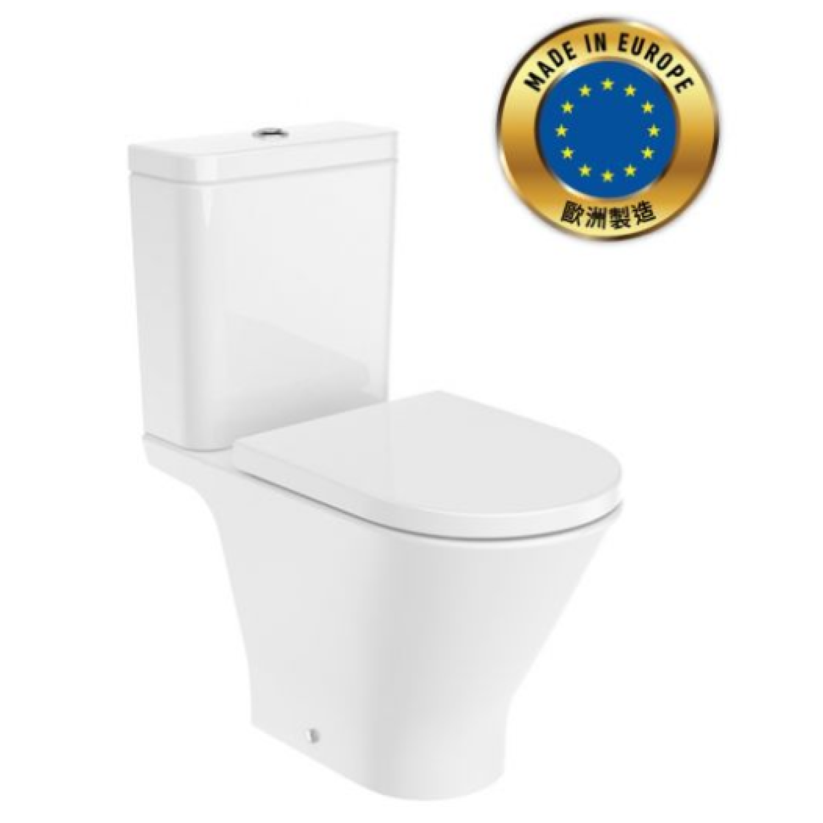 Roca 3410N0+3420N8+801D12 自由咀分體座廁配SUPRALIT®油壓板套裝 (不包含風琴喉)