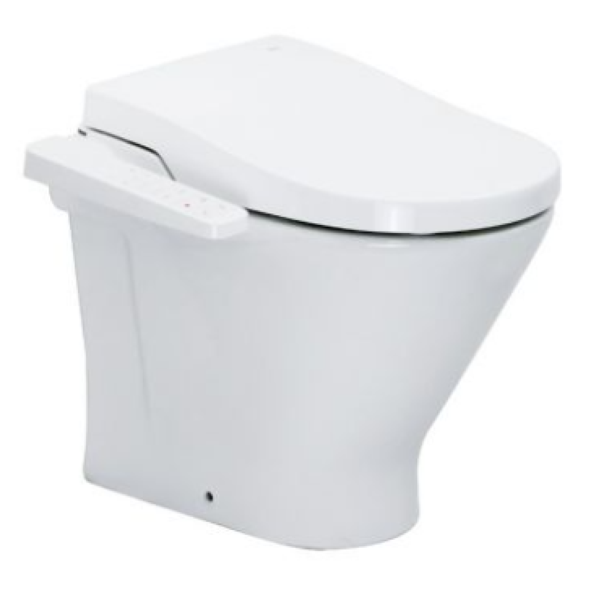 Roca 804035005+3470N7 The Gap Round Rimless 貼牆座廁配電子廁板(時尚型)套裝 (不包含風琴喉)