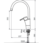 Mora 732101 MMIX 冷熱水廚盆龍頭