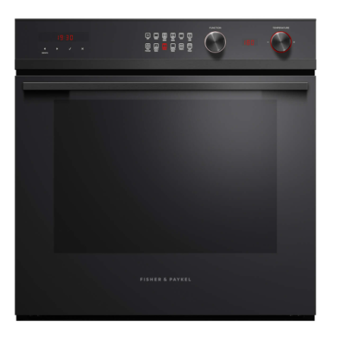 Fisher & Paykel 飛雪 OB60SD11PB1 60厘米 77公升 11種功能 熱解嵌入式電焗爐