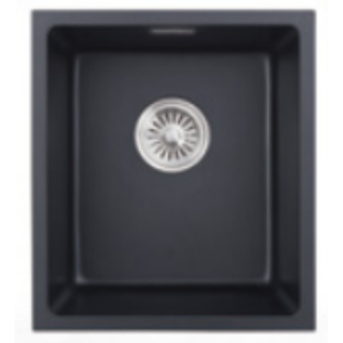 Kitco NET-400-BK 石英鋅盆 (黑色) (395 x 445mm)
