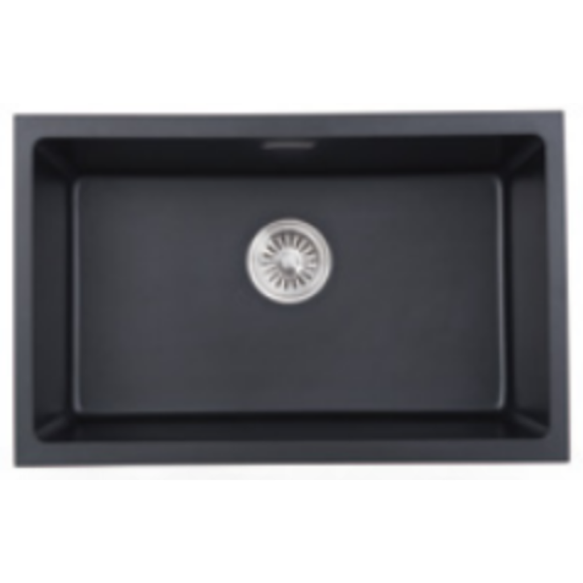 Kitco FQ-680-BK 石英鋅盆 (黑色) (680 x 441mm)