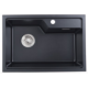 Kitco F6545-BK 石英鋅盆 (黑色) (650 x 450mm)