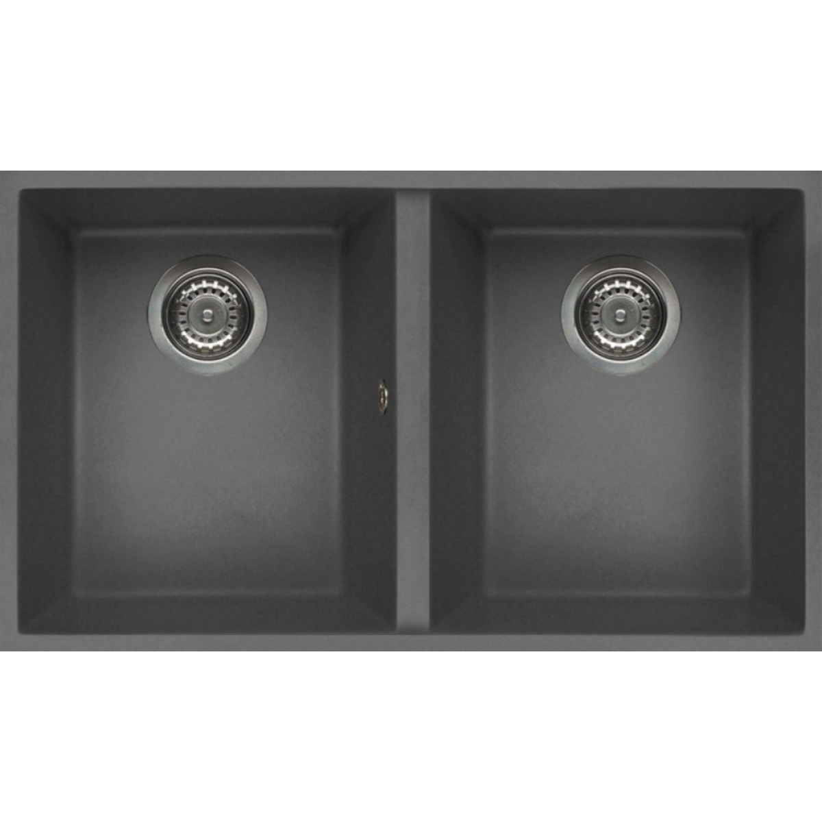 Elleci QUADRA350U 花崗岩廚房台下石盆 (灰色)