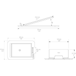 Kanto S4W 桌面揚聲器支架 (白色)
